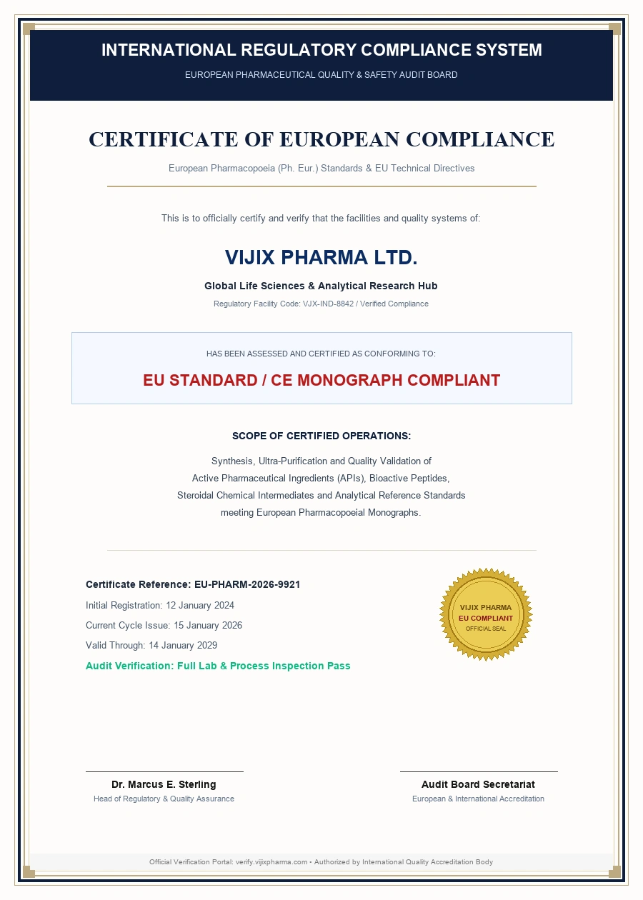 EU Standard European Compliance - Vijix Pharma